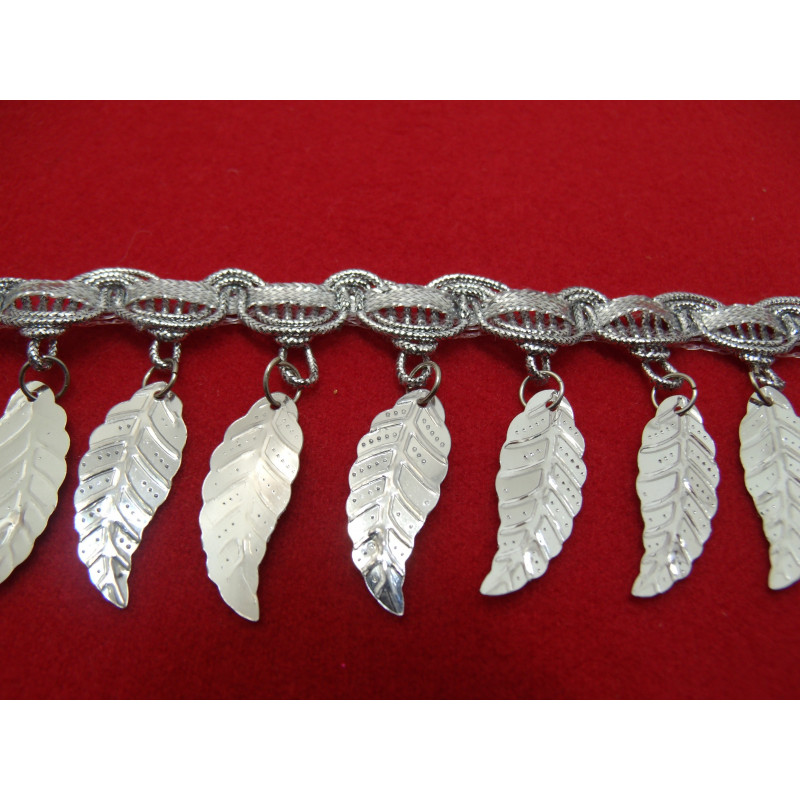 Ruban lurex -5cm- argent 
