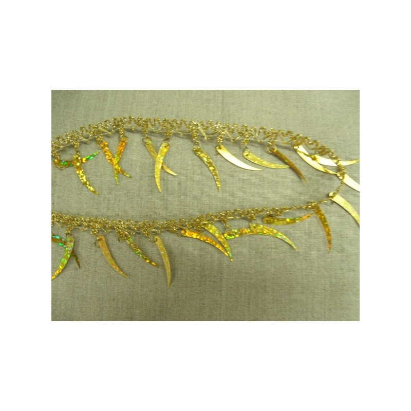 Ruban lurex-5cm- doré