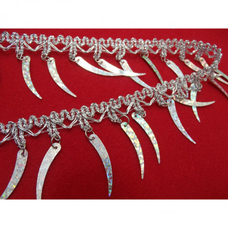 ruban lurex-5cm- argent ruban lurex-5cm- argent