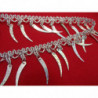 ruban lurex-5cm- argent 
