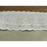 BRODERIE ANGLAISE-5 cm/ 3 cm- BLANCHE