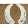 Col Claudine blanc à  coudre. fine Broderie Anglaise 100% coton