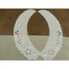 Col Claudine blanc à  coudre. fine Broderie Anglaise 100% coton