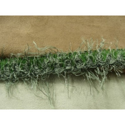 RUBAN FANTAISIE ACRYLIQUE / LAINE- 2 cm- VERT 