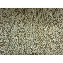 DENTELLE DE CALAIS 150 cm- IVOIRE LUREX