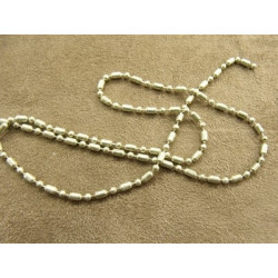 CHAINE METAL - 2 mm - ARGENT