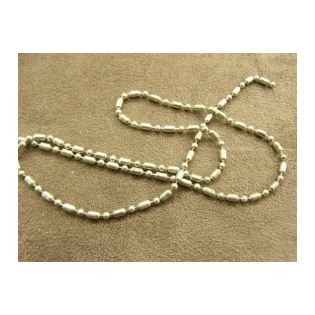 CHAINE METAL - 2 mm - ARGENT CHAINE METAL - 2 mm - ARGENT