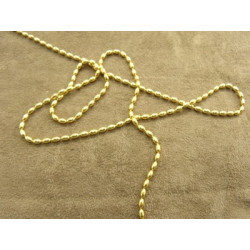 CHAINE METAL - 2 mm - OR