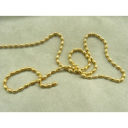 CHAINE METAL - 2 mm - OR