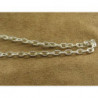 CHAINE METAL - 6 mm /4mm  - ARGENT