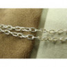 CHAINE METAL - 6 mm /4mm  - ARGENT