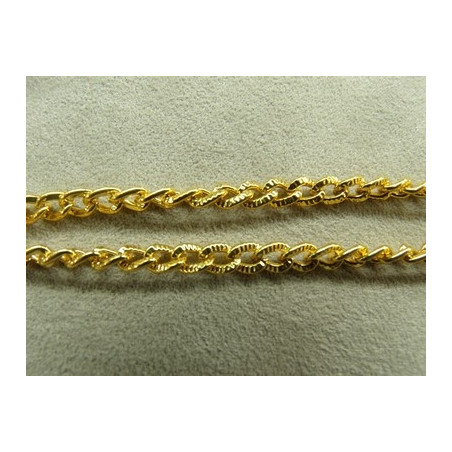 CHAINE METAL-5mm / 3 mm- doré CHAINE METAL-5mm / 3 mm- doré