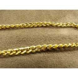 CHAINE METAL-5mm / 3 mm- doré