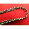 RUBAN FANTAISIE- 7 mm- NOIR & OR RUBAN FANTAISIE- 7 mm- NOIR & OR