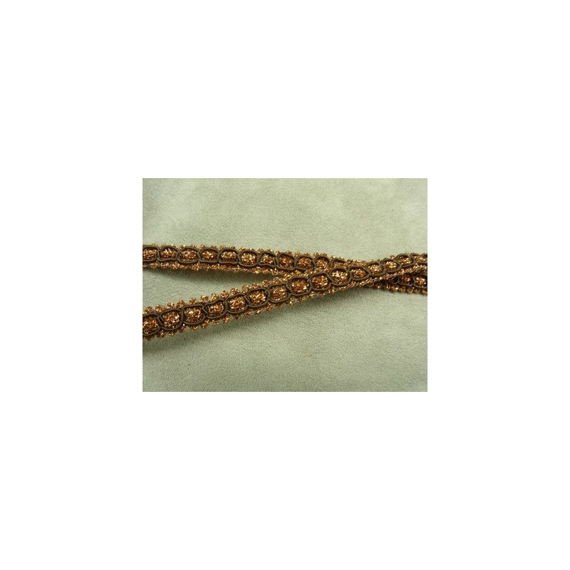 RUBAN FANTAISIE-1 cm- cuivré RUBAN FANTAISIE-1 cm- cuivré