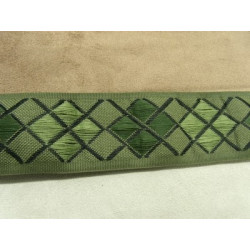 RUBAN FANTAISIE- 4 cm - VERT