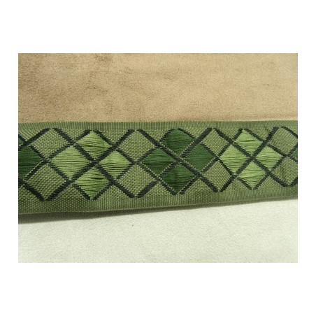 RUBAN FANTAISIE- 4 cm - VERT RUBAN FANTAISIE- 4 cm - VERT
