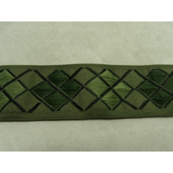 RUBAN FANTAISIE- 4 cm - VERT
