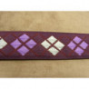 RUBAN FANTAISIE- 4 cm - VIOLET & BLEU RUBAN FANTAISIE- 4 cm - VIOLET & BLEU