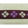 RUBAN FANTAISIE- 4 cm - VIOLET & BLEU RUBAN FANTAISIE- 4 cm - VIOLET & BLEU
