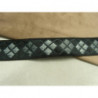 RUBAN FANTAISIE- 4 cm- GRIS & NOIR RUBAN FANTAISIE- 4 cm- GRIS & NOIR
