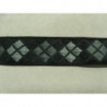 RUBAN FANTAISIE- 4 cm- GRIS & NOIR RUBAN FANTAISIE- 4 cm- GRIS & NOIR
