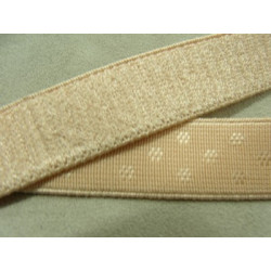 RUBAN ELASTIQUE VELOURS- 2 cm - SAUMON 