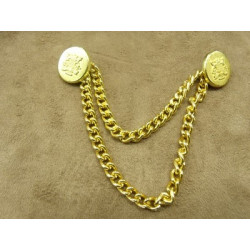 DOUBLE CHAINE doré