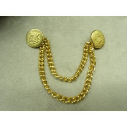 DOUBLE CHAINE doré