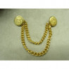 DOUBLE CHAINE doré