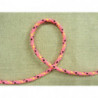 Cordon moucheté fluo en polyesther - rose Cordon moucheté fluo en polyesther - rose