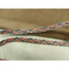 RUBAN FANTAISIE 1 cm- ROUGE bleu et argent lurex RUBAN FANTAISIE 1 cm- ROUGE bleu et argent lurex