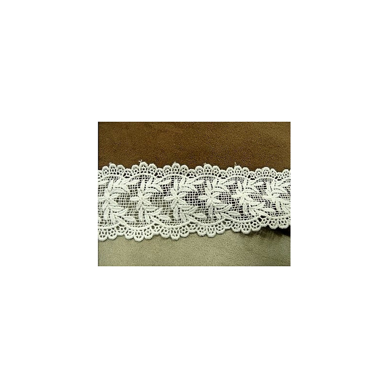 BRODERIE ANGLAISE coton blanche