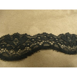 DENTELLE DE CALAIS-3 cm- NOIRE