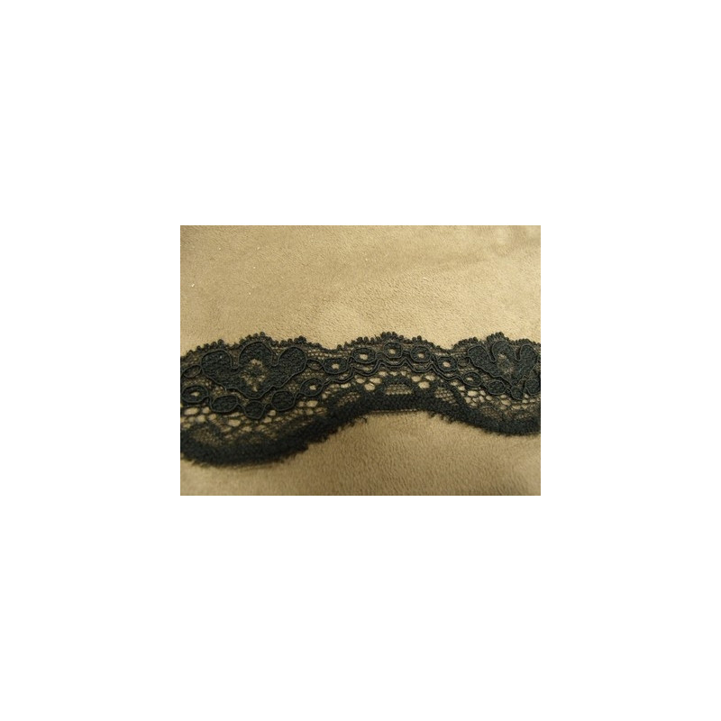 DENTELLE DE CALAIS-3 cm- NOIRE