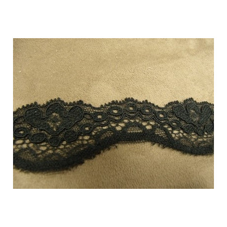 DENTELLE DE CALAIS-3 cm- NOIRE DENTELLE DE CALAIS-3 cm- NOIRE