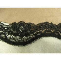 DENTELLE DE CALAIS-3 cm- NOIRE