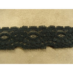 DENTELLE DE CALAIS- 3 cm- NOIRE
