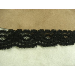 DENTELLE DE CALAIS- 3 cm- NOIRE