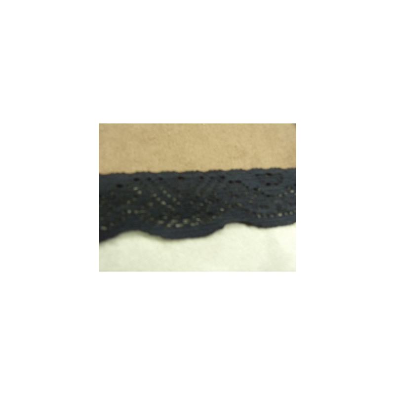 DENTELLE DE CALAIS-3 cm- NOIRE