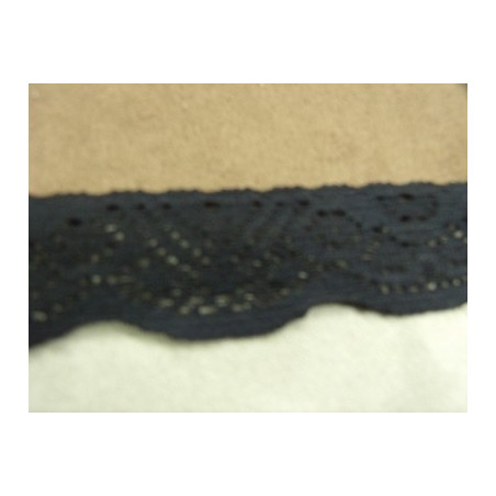 DENTELLE DE CALAIS-3 cm- NOIRE