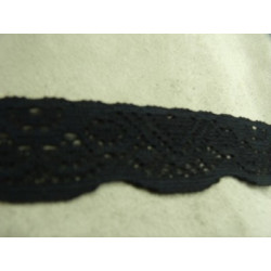 DENTELLE DE CALAIS-3 cm- NOIRE