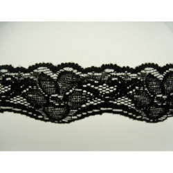 DENTELLE DE CALAIS noire