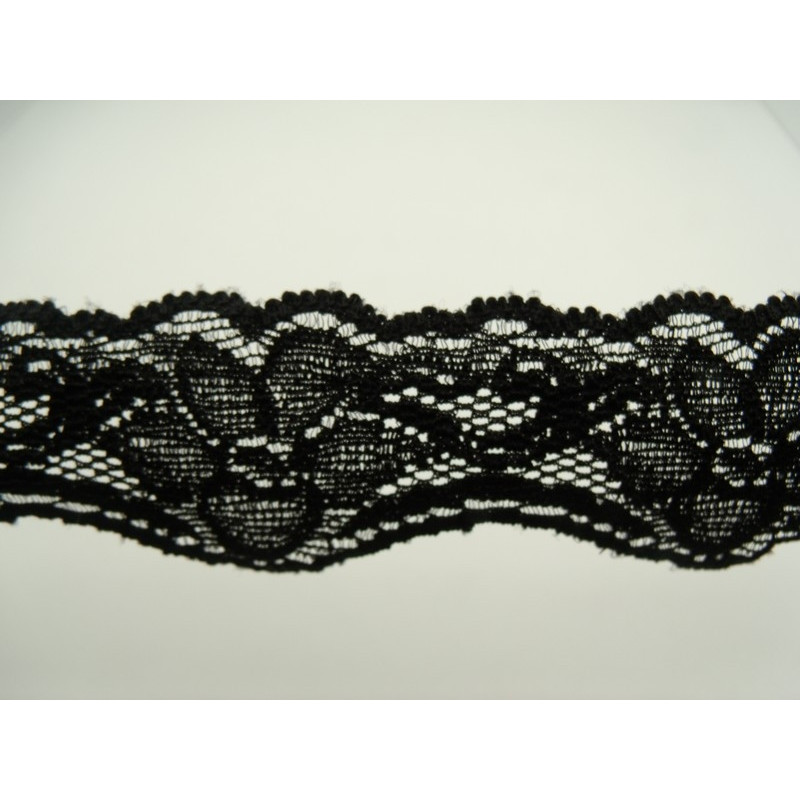 DENTELLE DE CALAIS noire