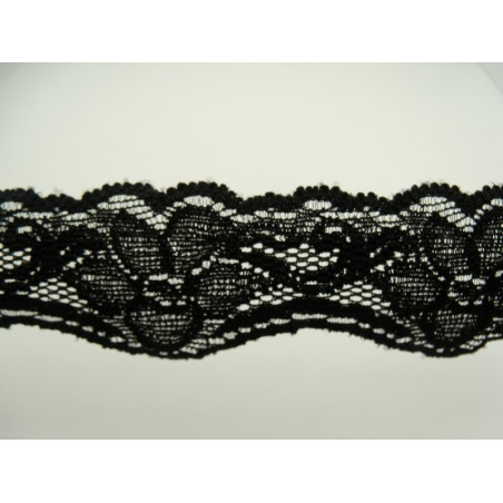 DENTELLE DE CALAIS noire DENTELLE DE CALAIS noire
