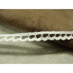 7 cm- COTON- BLANC