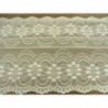 DENTELLE DE CALAIS-22 cm- saumon