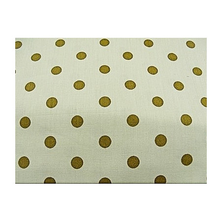 tissu coton imprimé beige clair