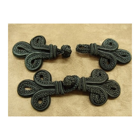 BOUTON BRANDEBOURG NOIR BOUTON BRANDEBOURG NOIR