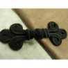 BOUTON BRANDEBOURG NOIR
